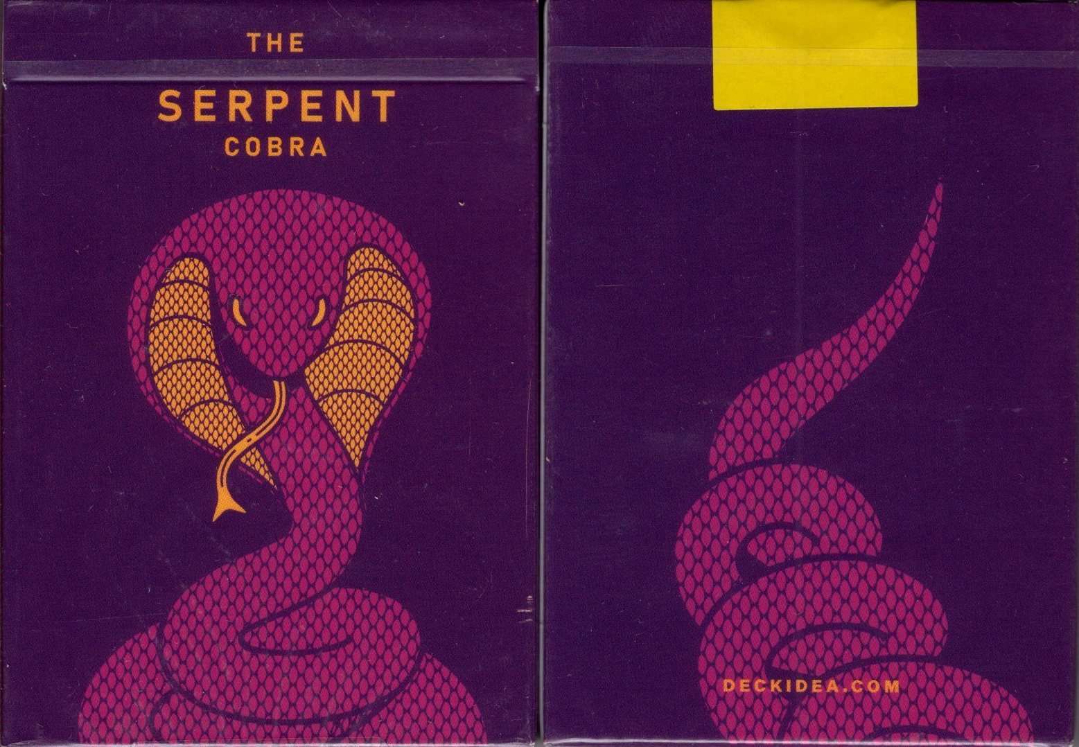 The Serpent Cobra Purple Playing Cards Cartamundi
