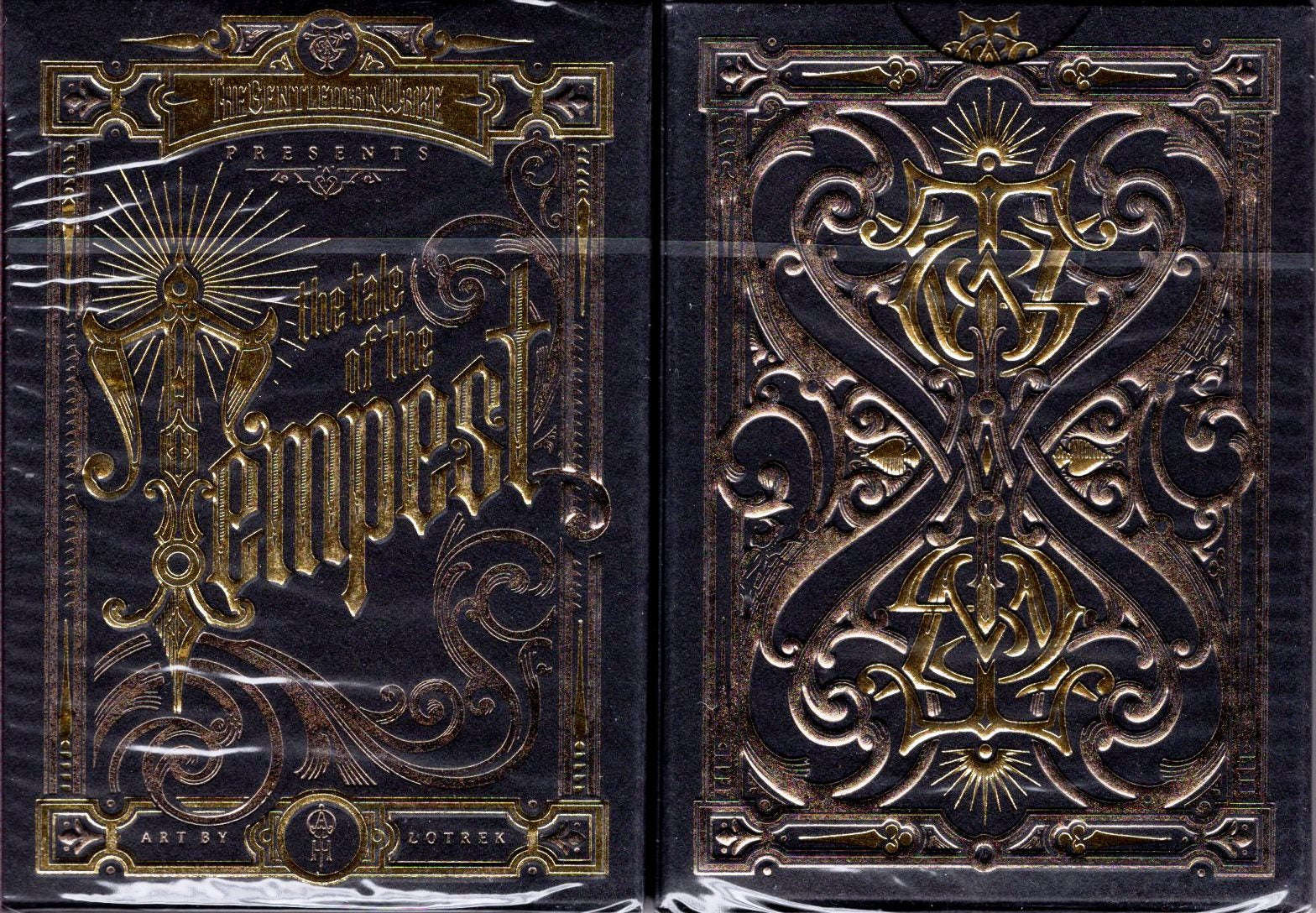 The Tale of the Tempest Midnight Playing Cards Cartamundi