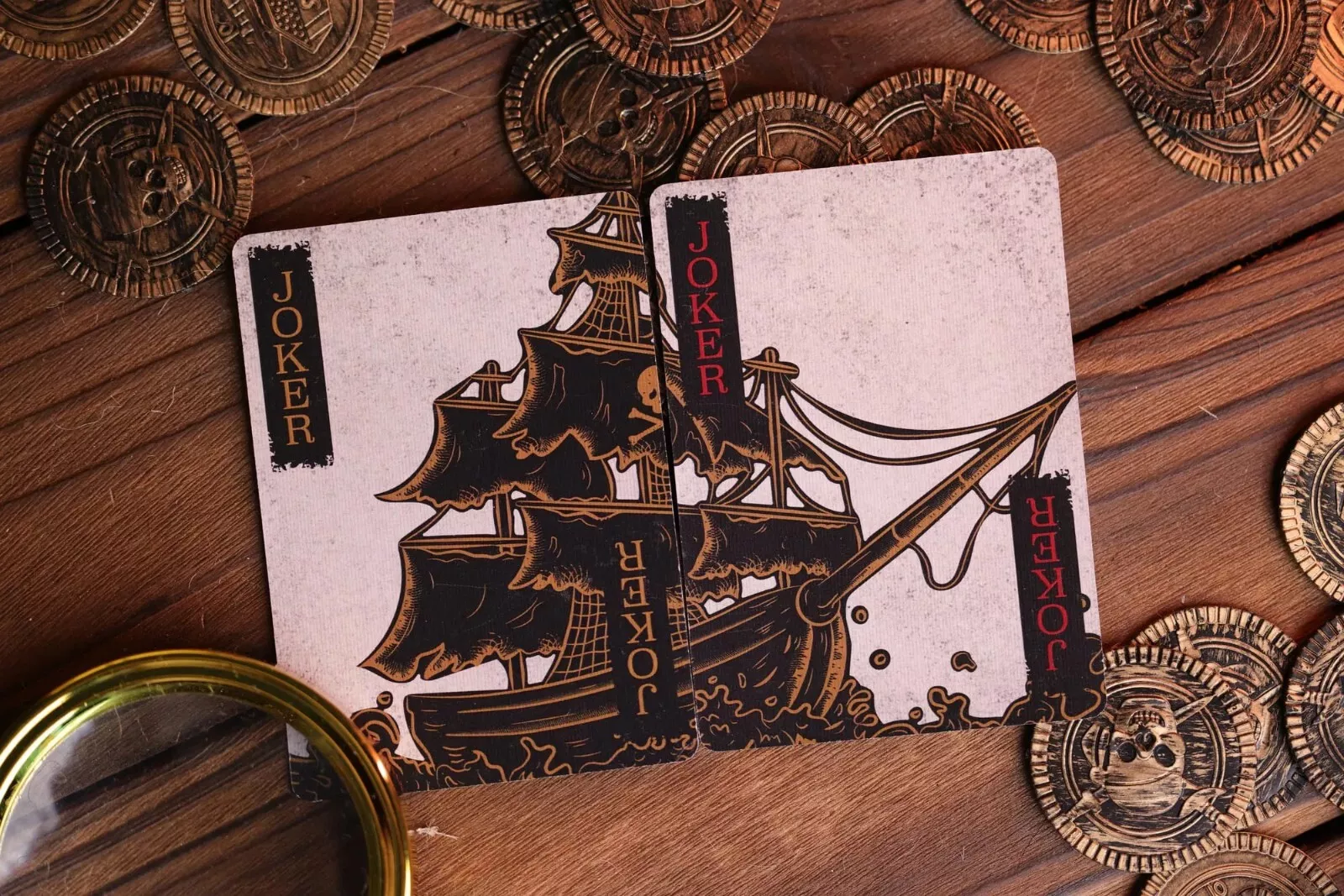 The Trial of Blackbeard Playing Cards - Black Obsidian