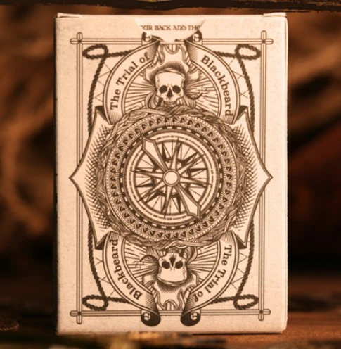 The Trial of Blackbeard Playing Cards - Pearl White