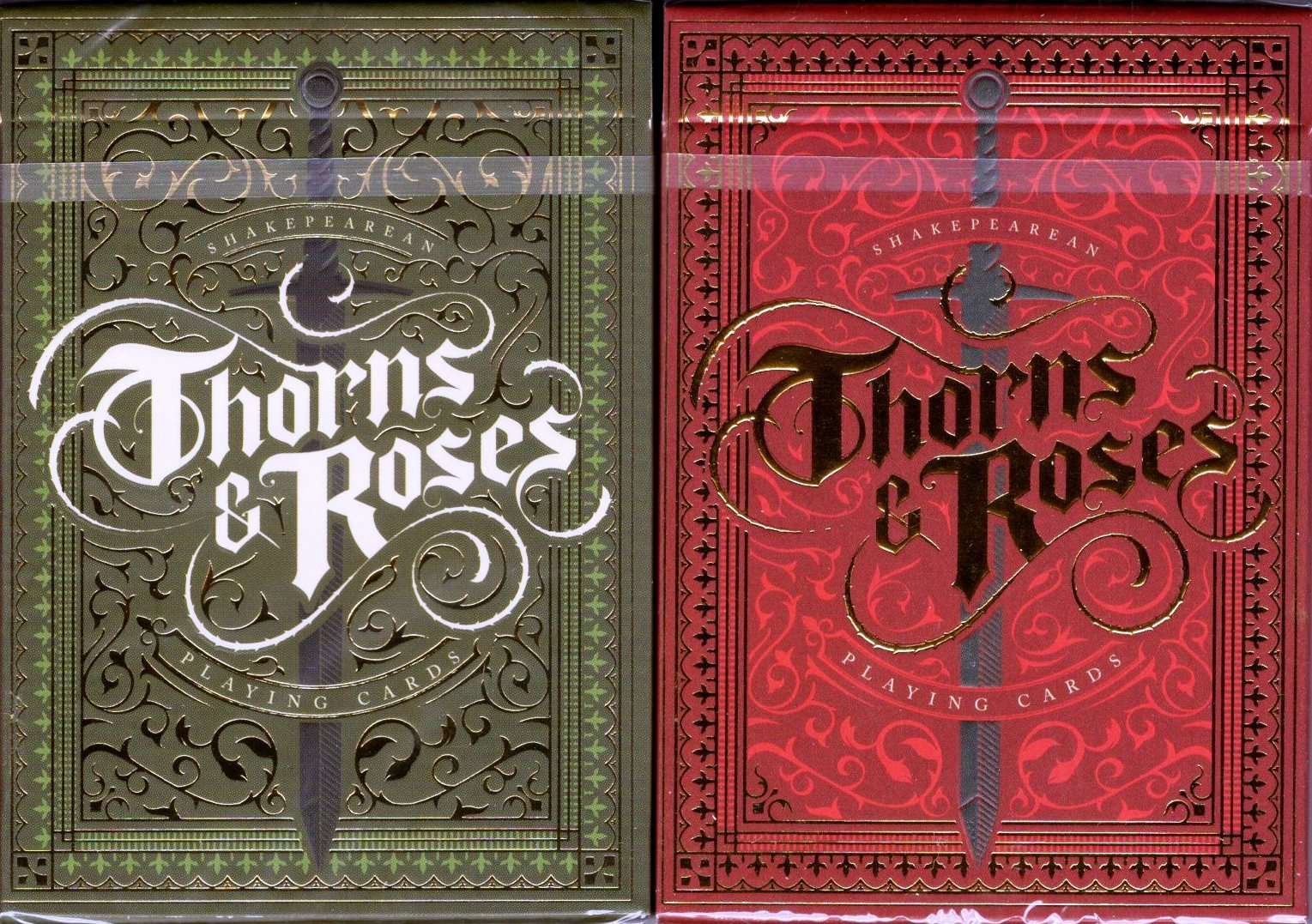 Thorn & Roses Playing Cards 2 Deck Set USPCC