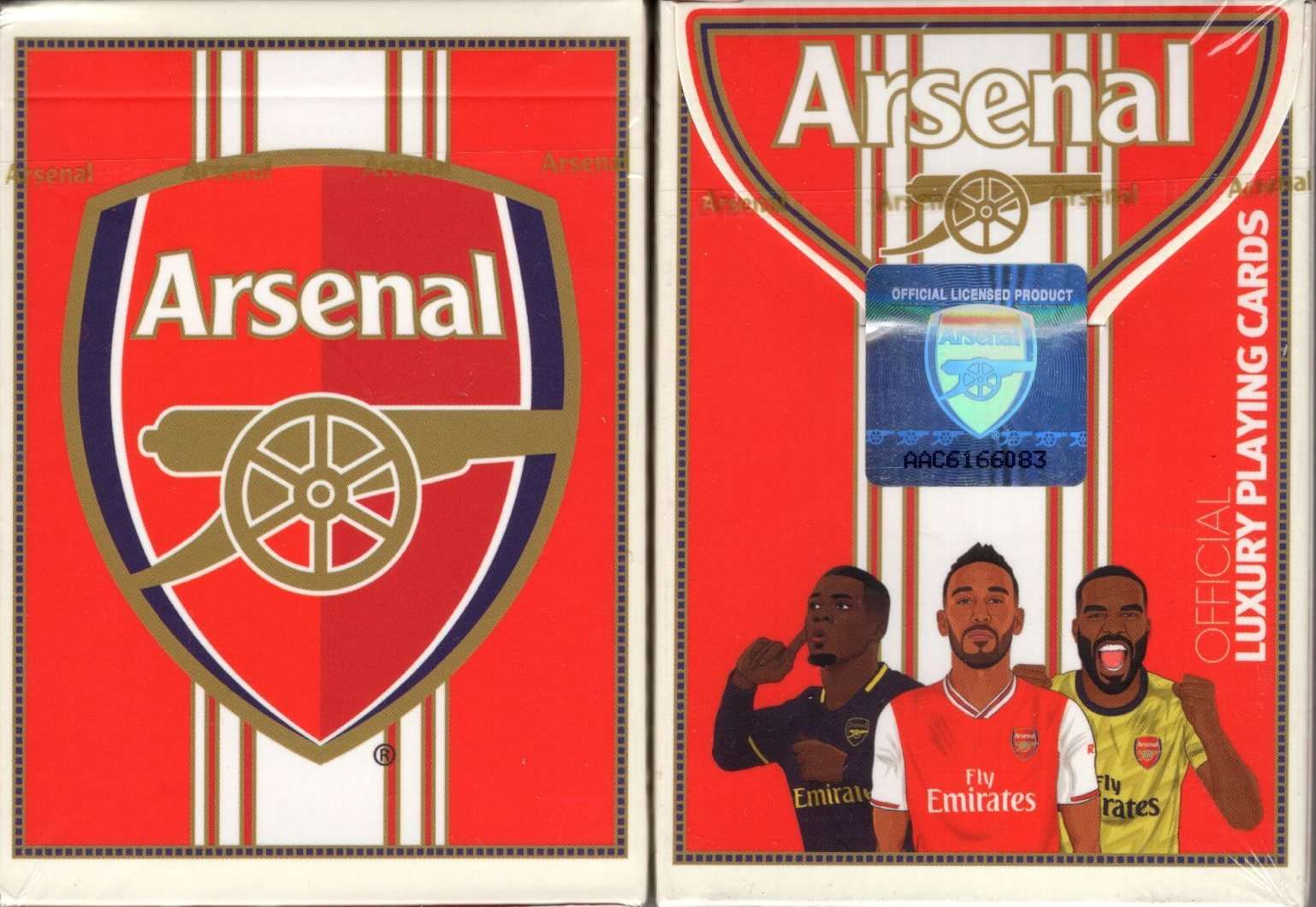 Arsenal Soccer Playing Cards