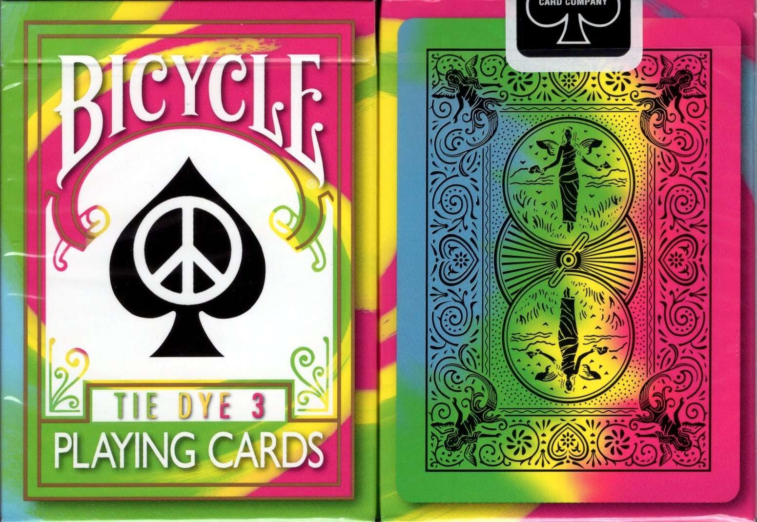 Tie Dye v3 Bicycle Playing Cards