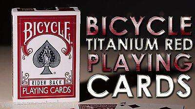 Titanium Red V2 Bicycle Playing Cards Deck