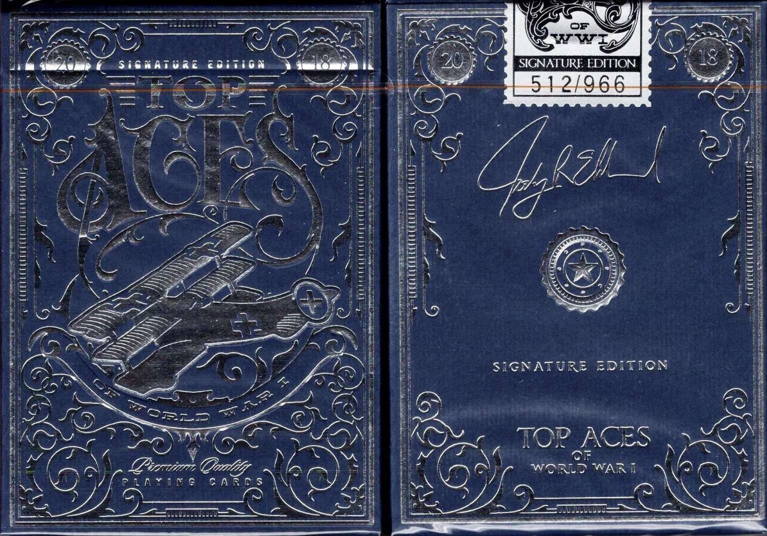 Top Aces of WWI Signature Edition Playing Cards LPCC