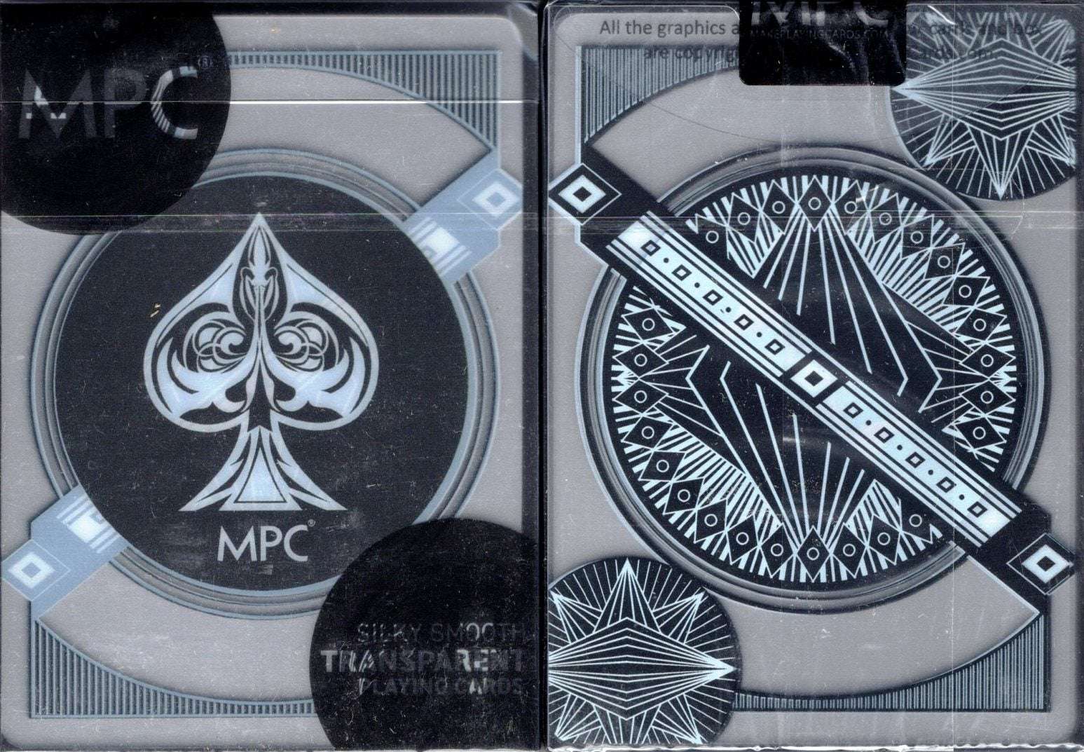 Transparent Plastic Playing Cards MPC