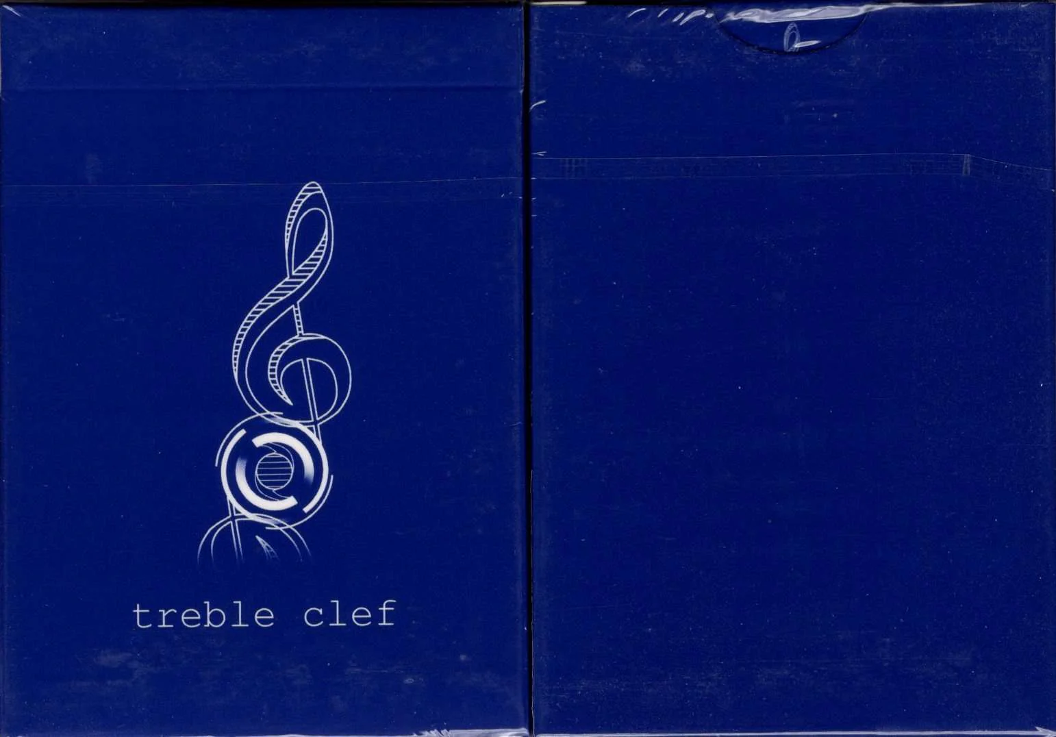 Treble Clef Blue Marked Playing Cards JJPC