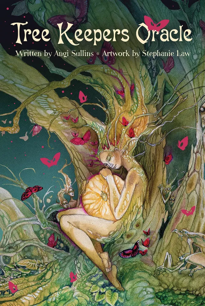 Tree Keepers Oracle - Gilt-edged Cards with Illustrated Guidebook