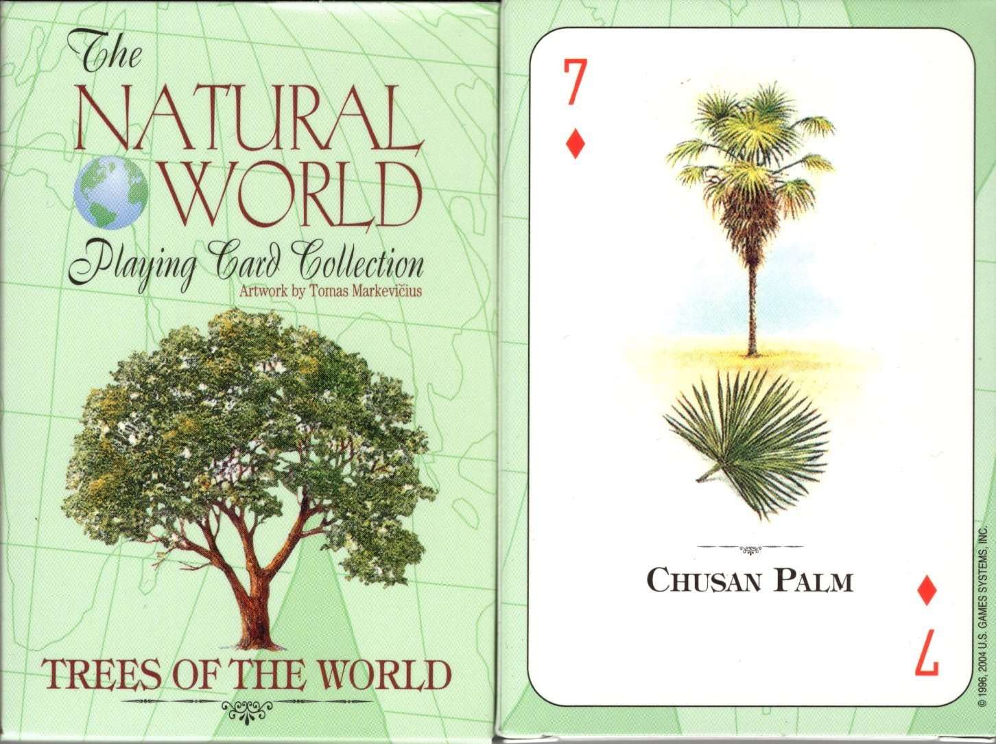 Trees of the Natural World Playing Cards USGS