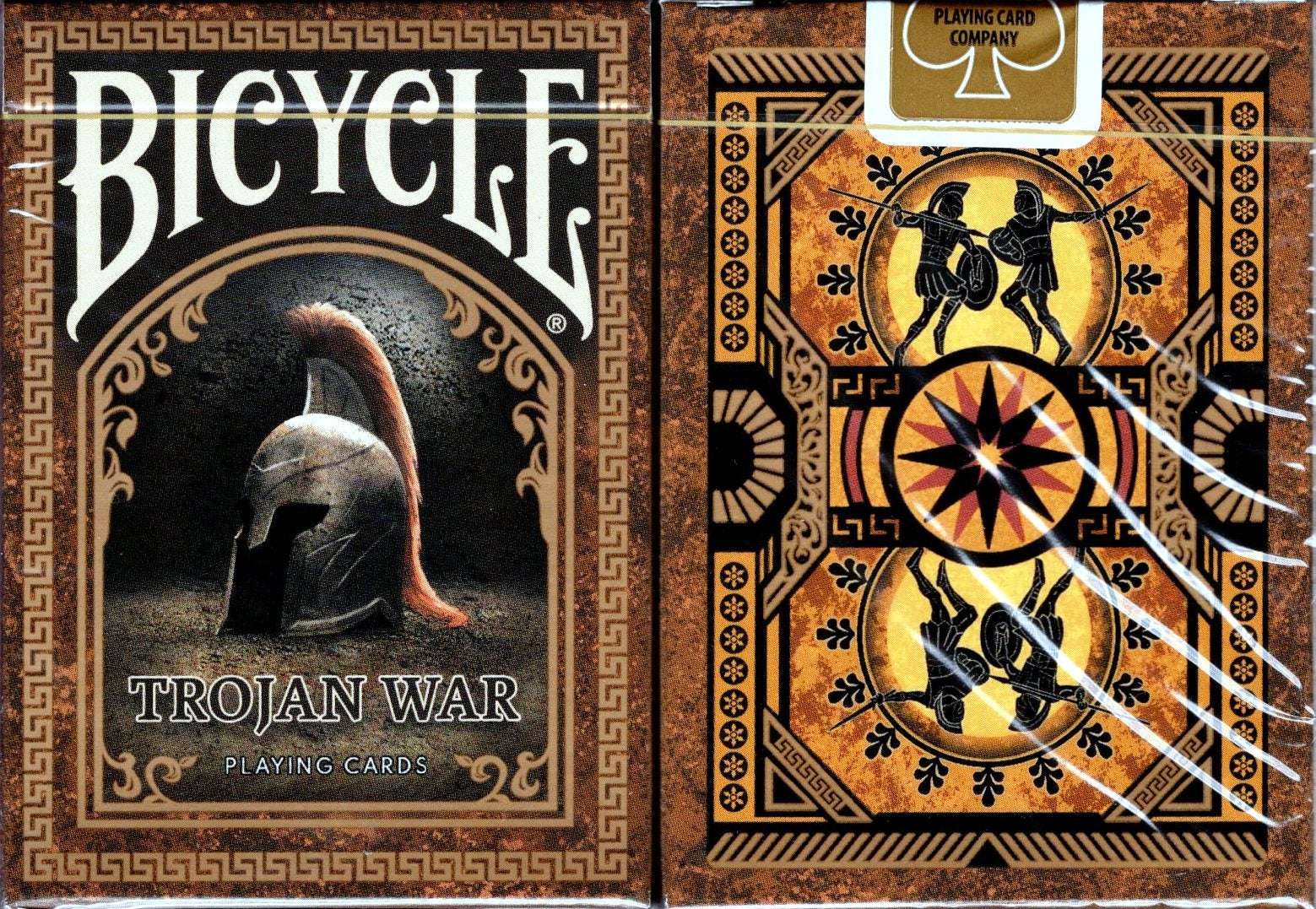 Trojan War Gilded Bicycle Playing Cards