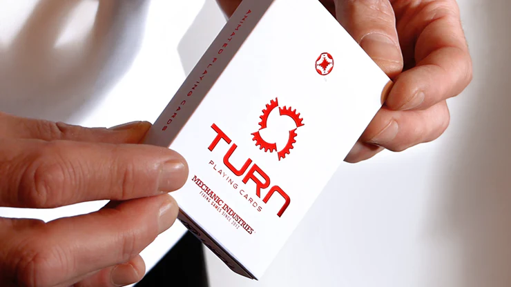 TURN Red Playing Cards by Mechanic Industries