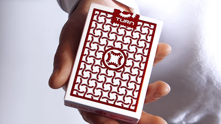TURN Red Playing Cards by Mechanic Industries