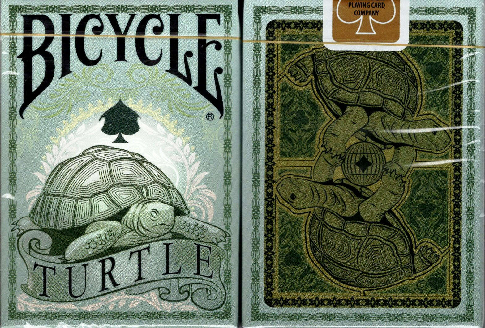 Turtle Gilded Bicycle Playing Cards