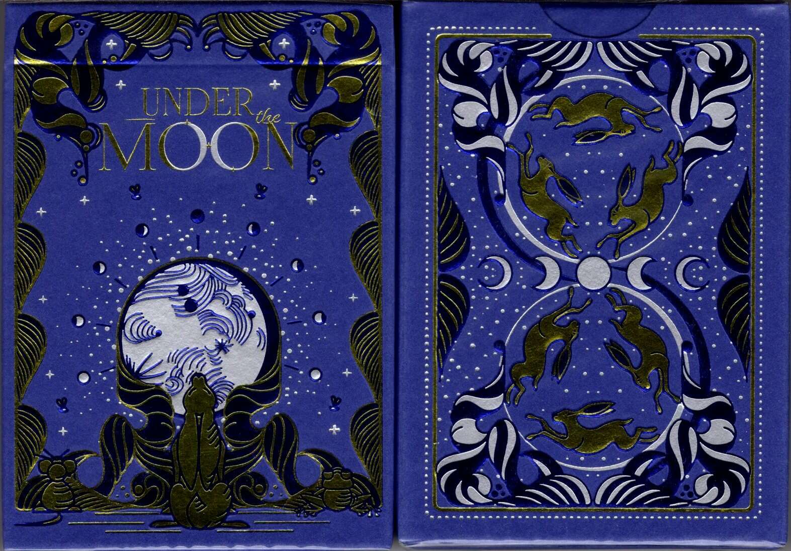 Under the Moon Midnight Blue Playing Cards Cartamundi