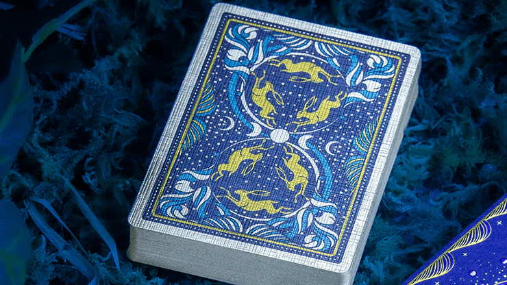 Under the Moon Midnight Blue Playing Cards Cartamundi