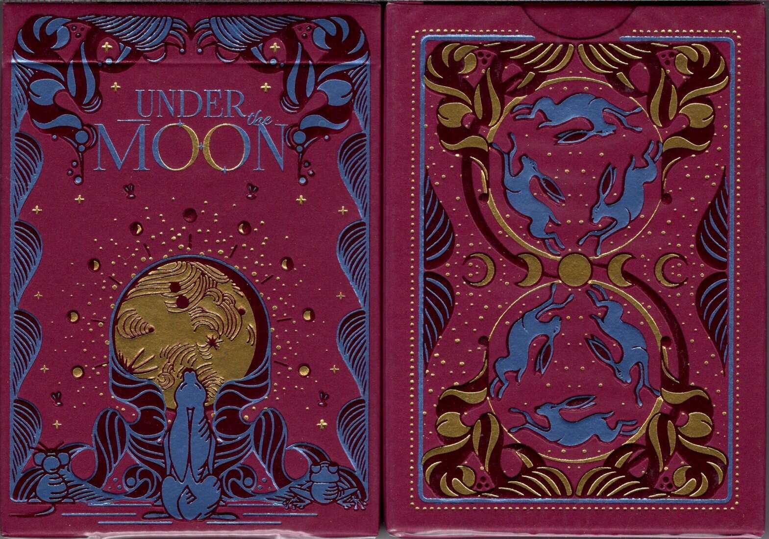 Under the Moon Pink Moonrise Playing Cards Cartamundi