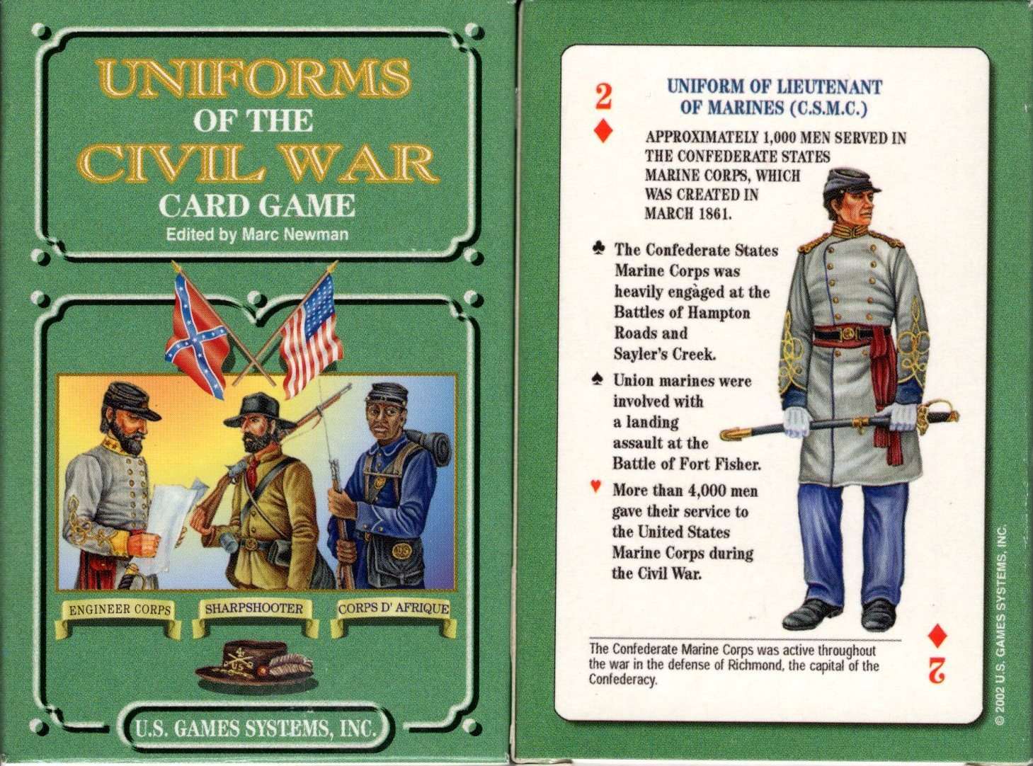Uniforms of the Civil War Playing Cards USGS 1 7399-uniforms-of-the-civil-war-playing-cards-usgs-1.jpg