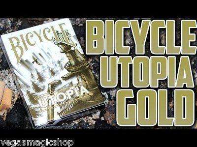 Utopia Gold Bicycle Playing Cards Deck