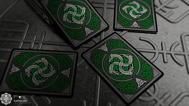 Valhalla Viking Emerald Deluxe Playing Cards USPCC