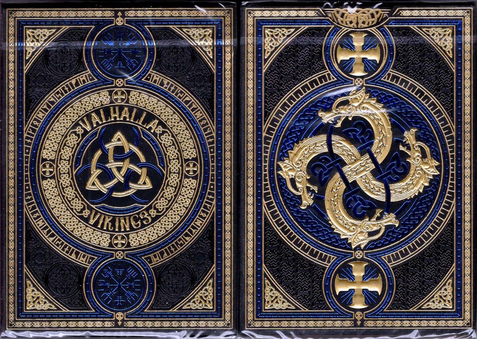 Valhalla Viking Sapphire Deluxe Playing Cards USPCC