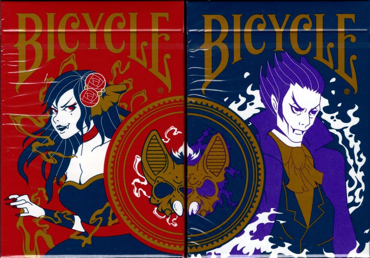 Vampire Bicycle Playing Cards