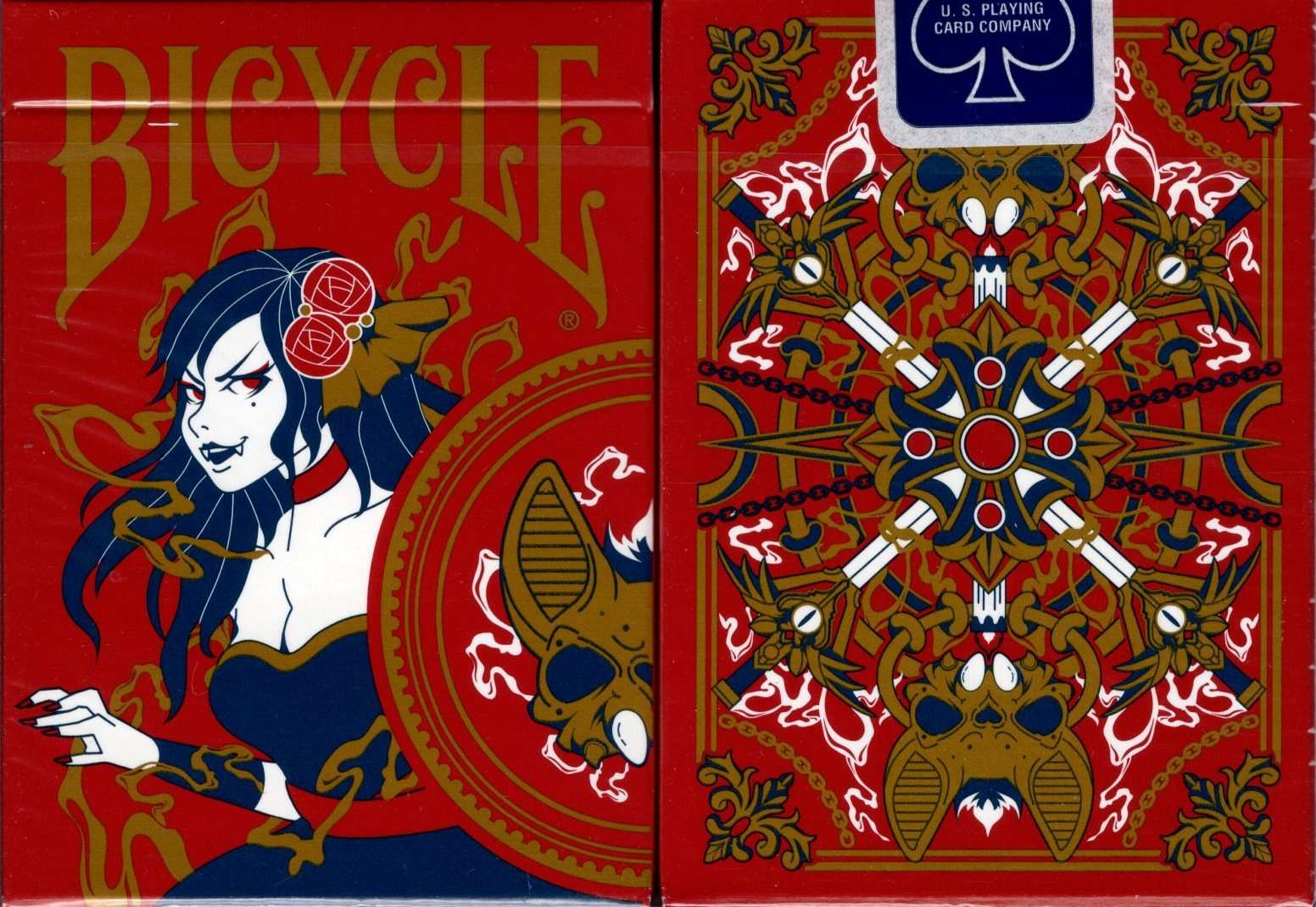 Vampire Bicycle Playing Cards