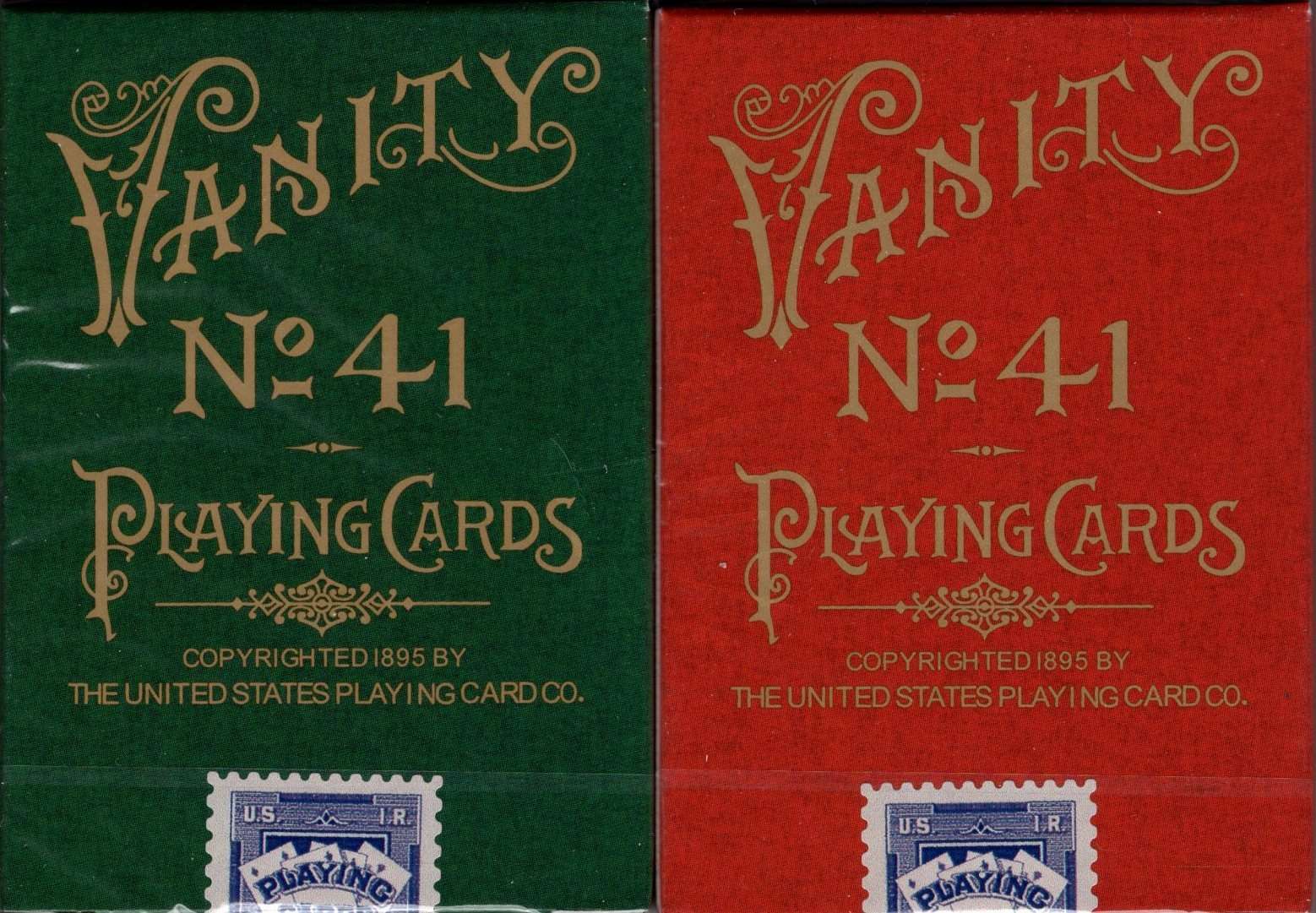 Vanity Reproduction Gilded Playing Cards USPCC
