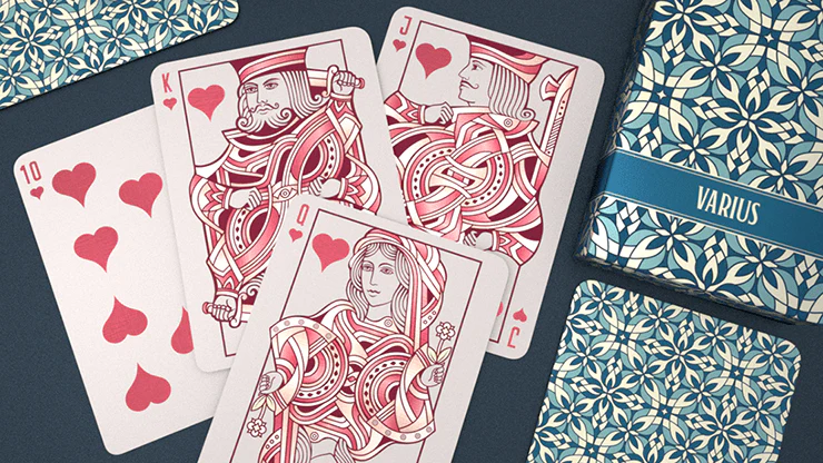 Varius Teal Playing Cards Cartamundi