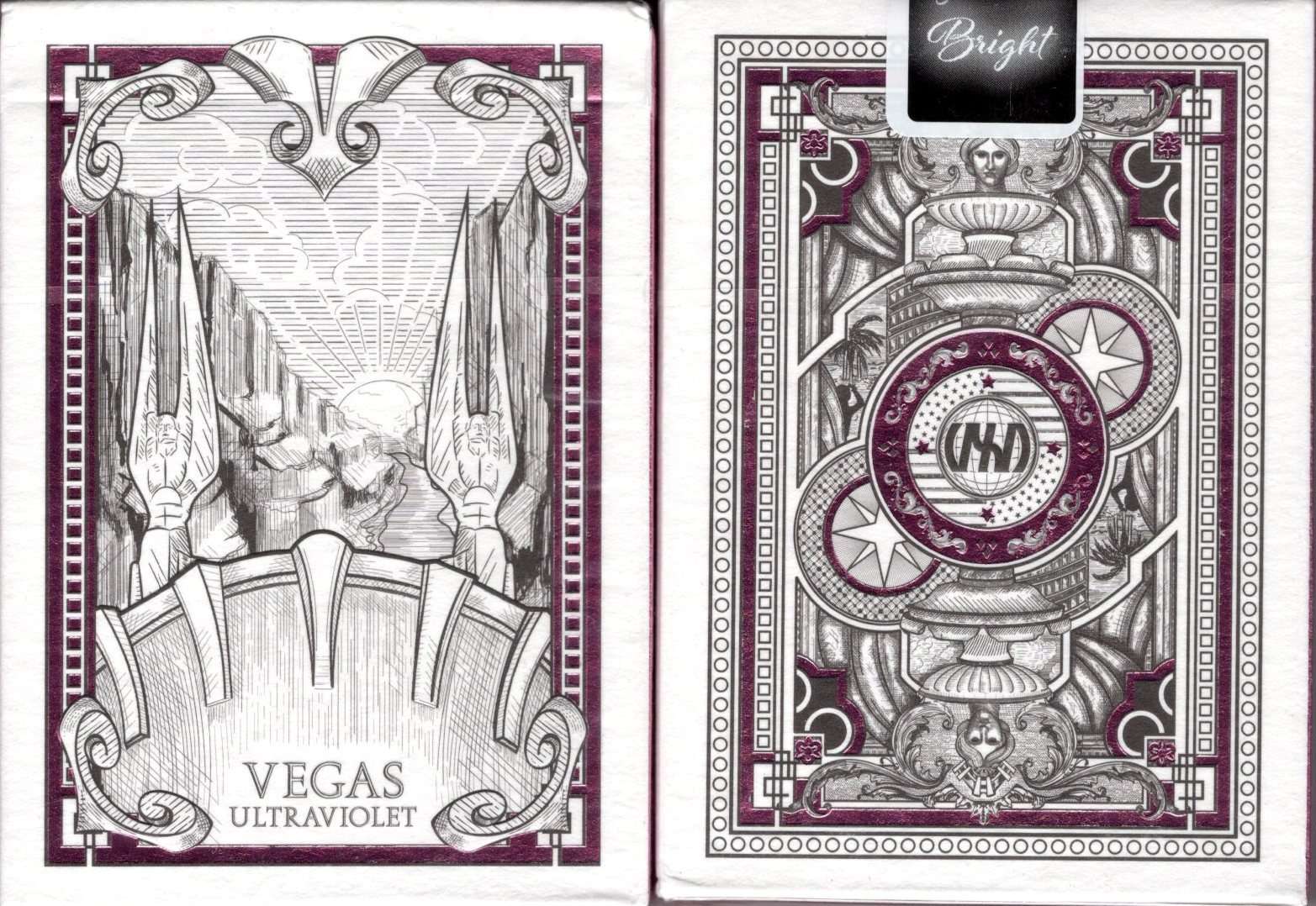 Vegas Diffractor Ultraviolet Playing Cards VXD