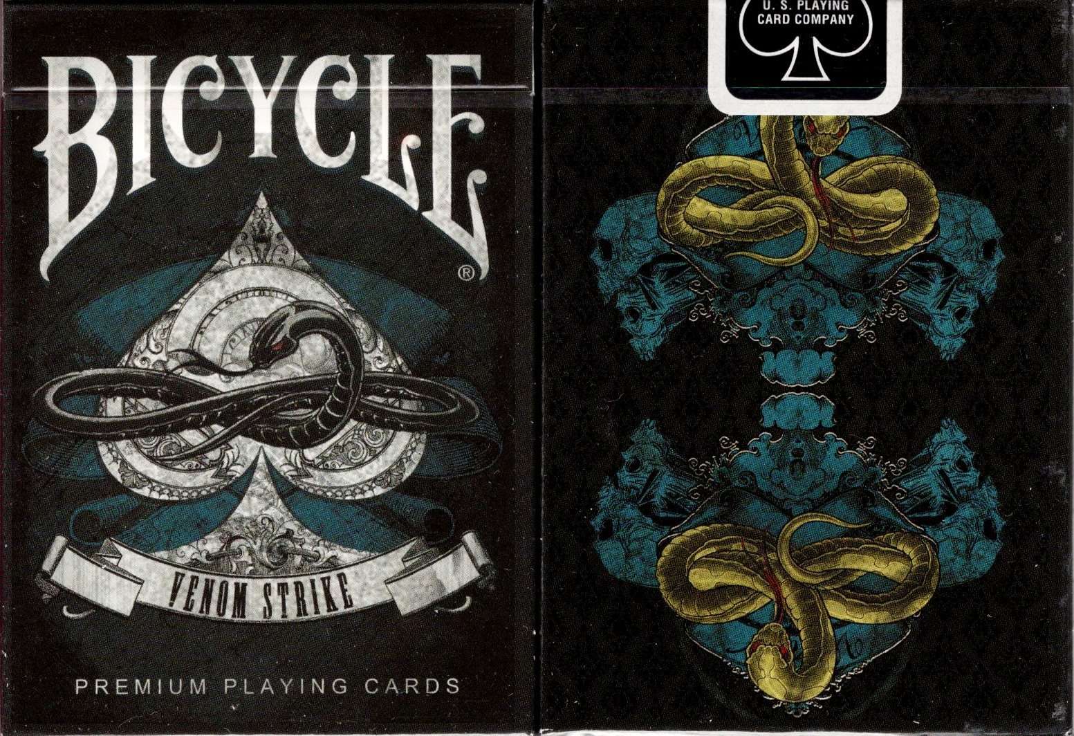 Venom Strike Bicycle Playing Cards