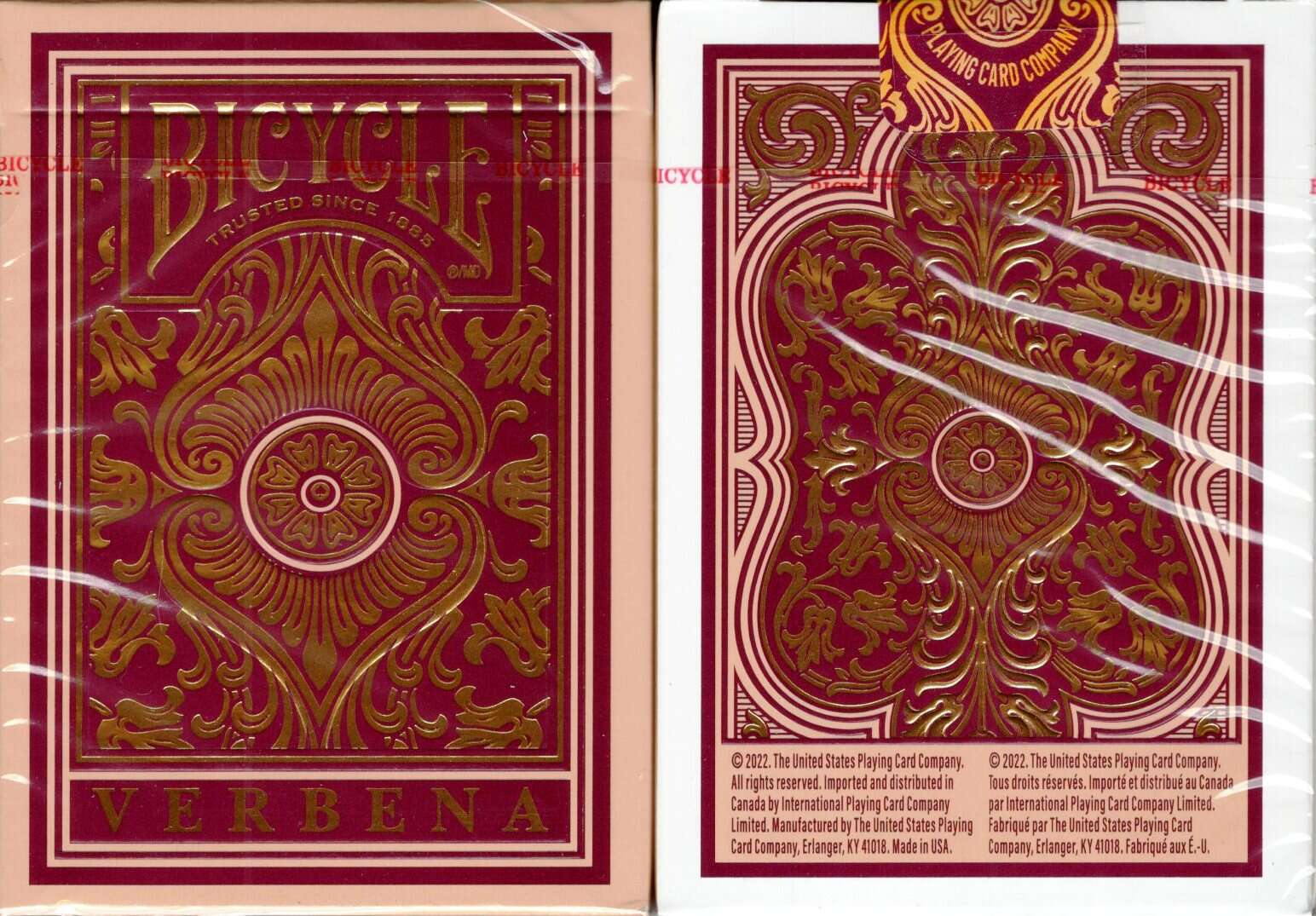 Verbena Bicycle Playing Cards