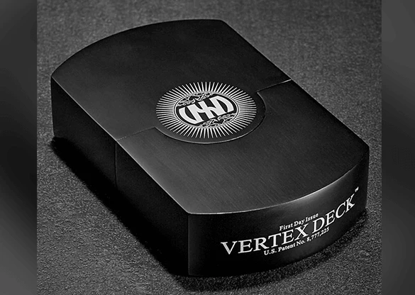 Vertex Black (Metal Case) Playing Cards