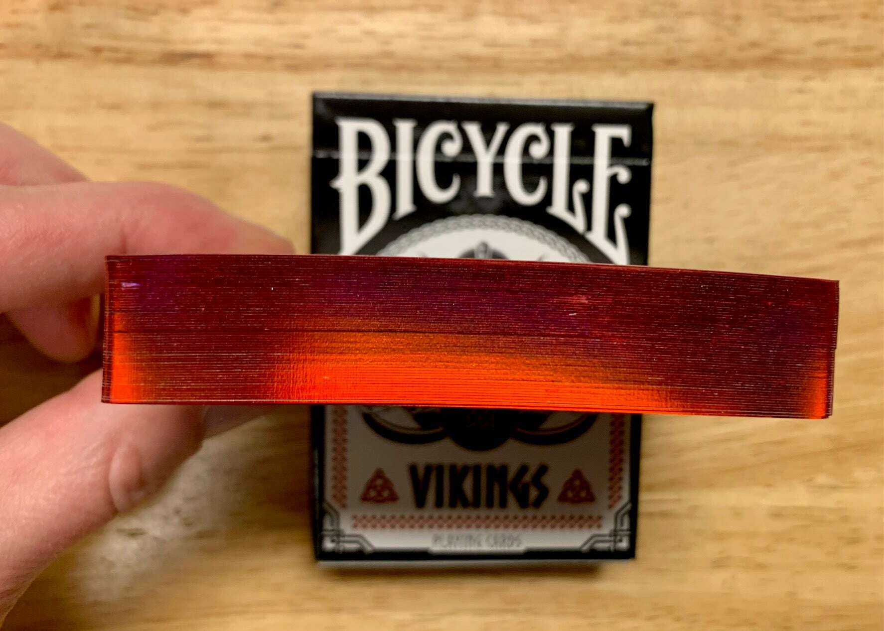 Vikings Gilded Bicycle Playing Cards