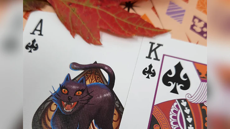 Vintage Halloween Bicycle Playing Cards