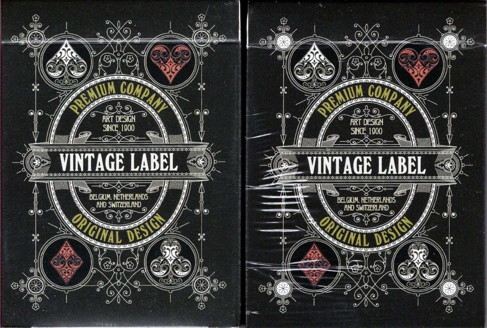Vintage Label White Private Reserve Playing Cards MPC