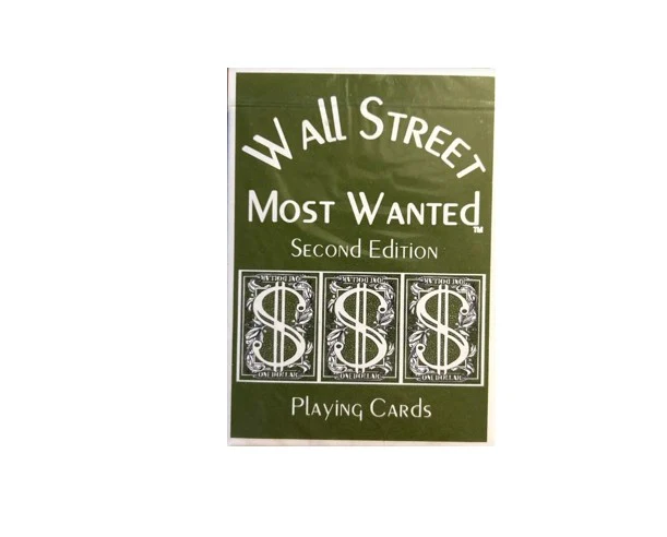 Wall Street Most Wanted Playing Cards