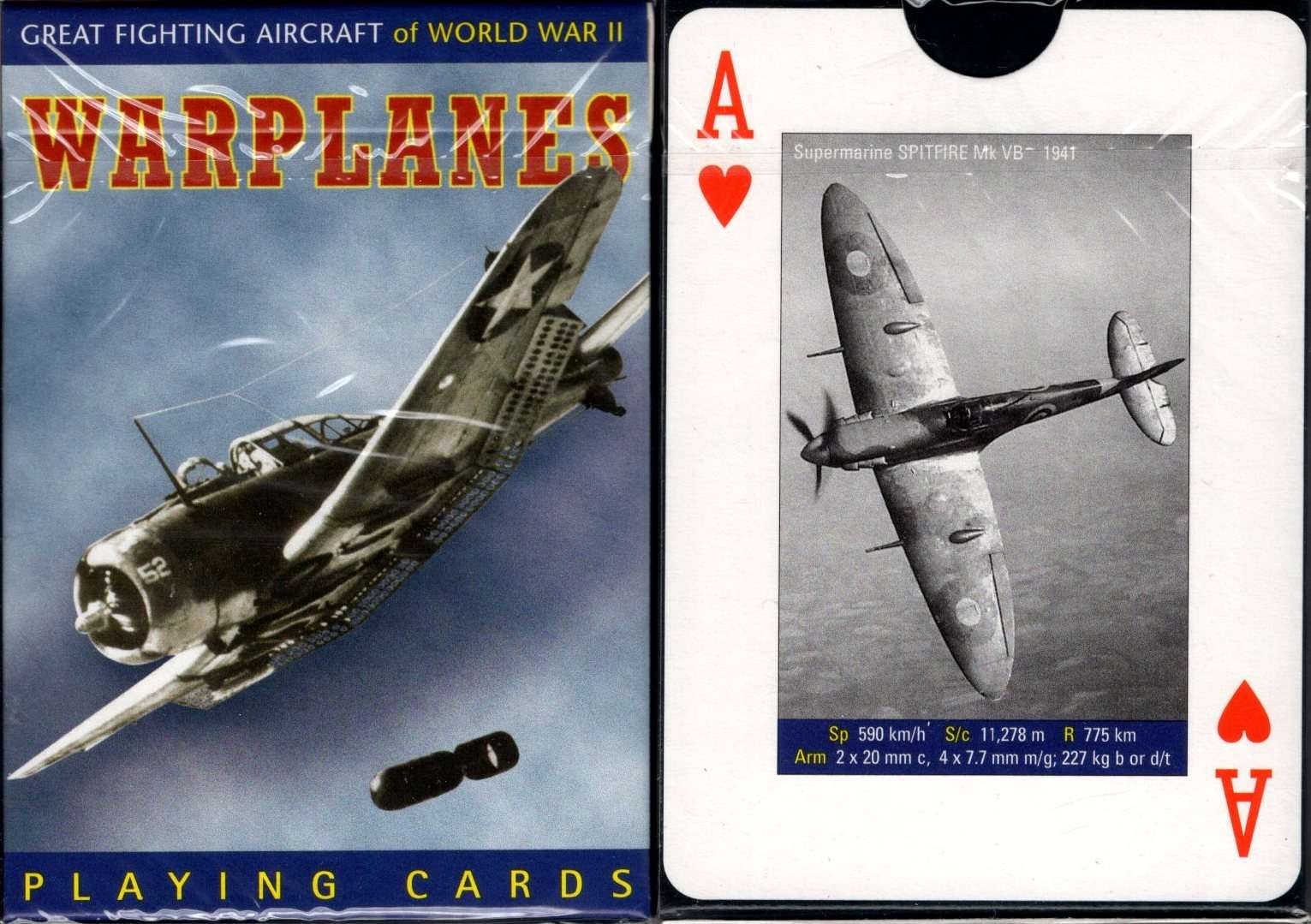 Warplanes of World War II Playing Cards Piatnik