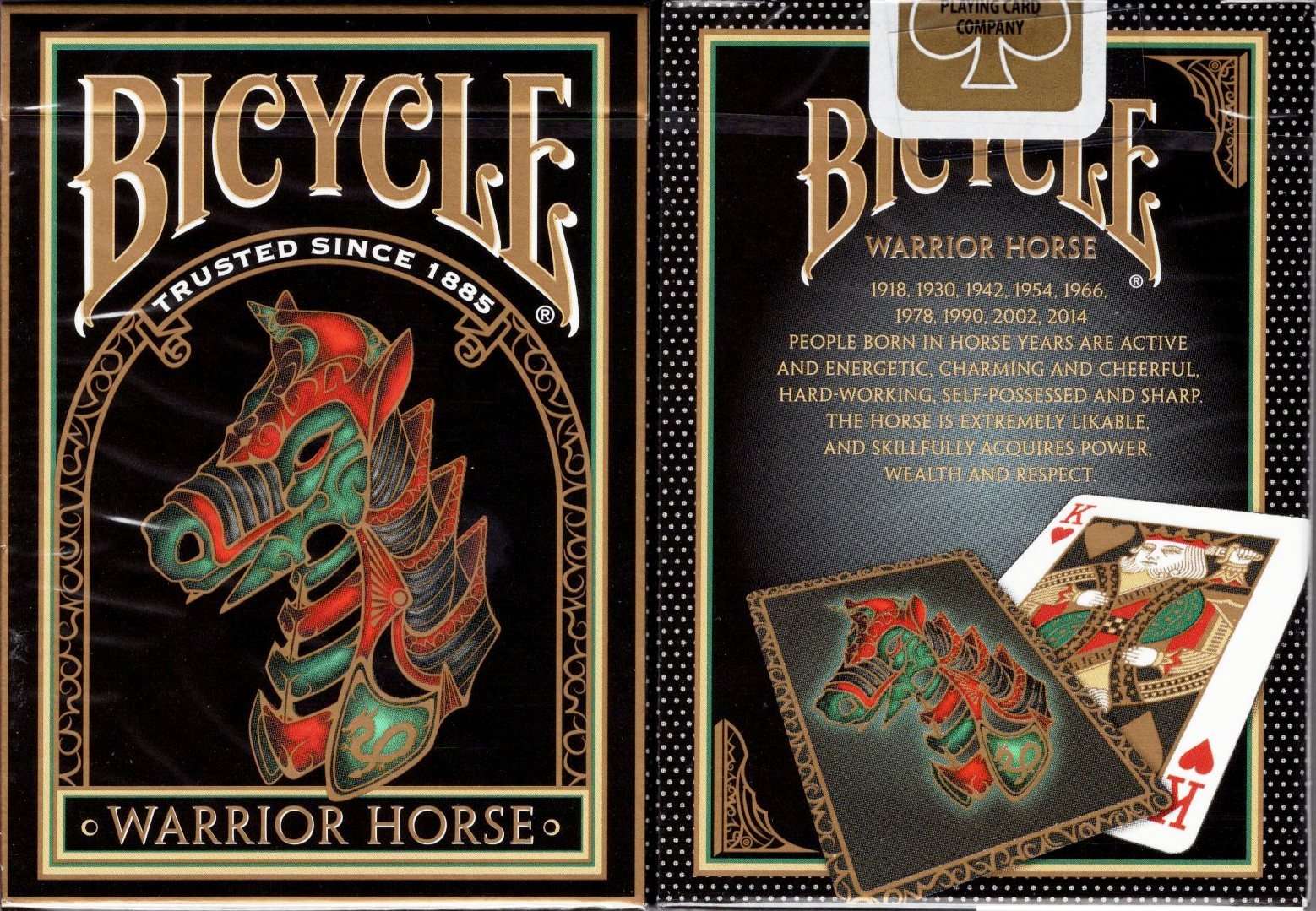 Warrior Horse Bicycle Playing Cards