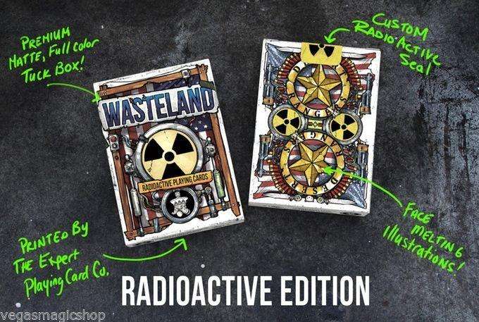 Wasteland Radioactive Playing Cards Deck LPCC