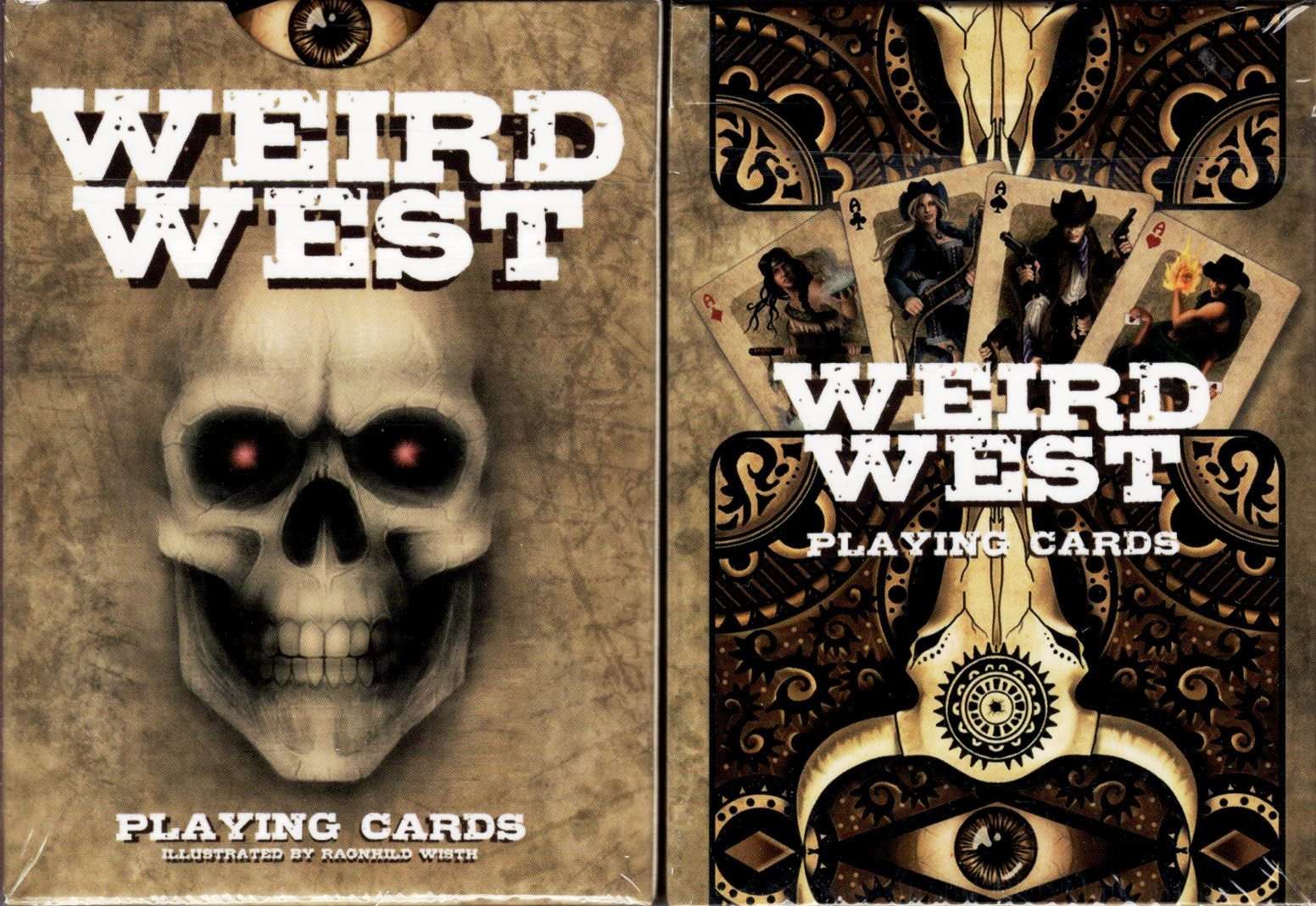 Weird Wild West Playing Cards WJPC