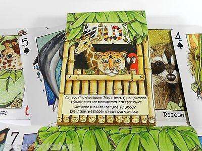 Wild Playing Cards Hidden Seek-N-Find Animals Deck