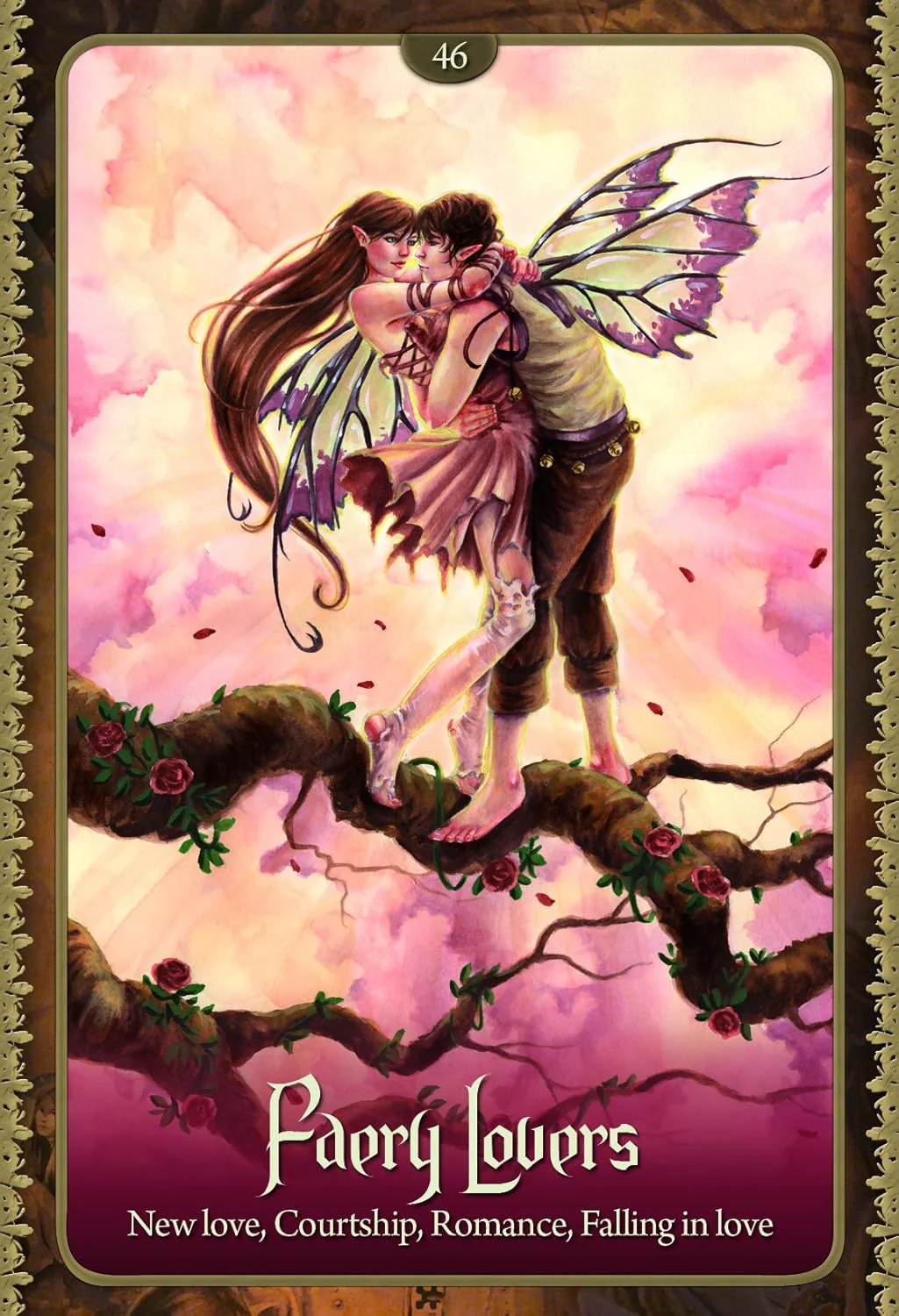 Wild Wisdom of the Faery Oracle Cards Blue Angel