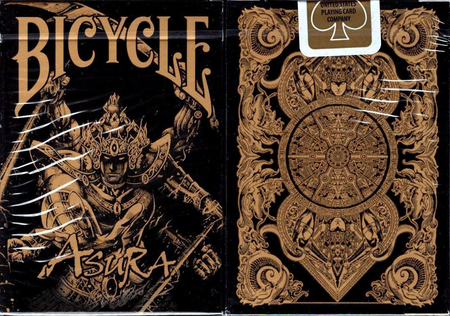 Asura Black Gold Bicycle Playing Cards