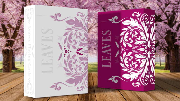 Wooden Leaves Summer Collector's Box Set Playing Cards