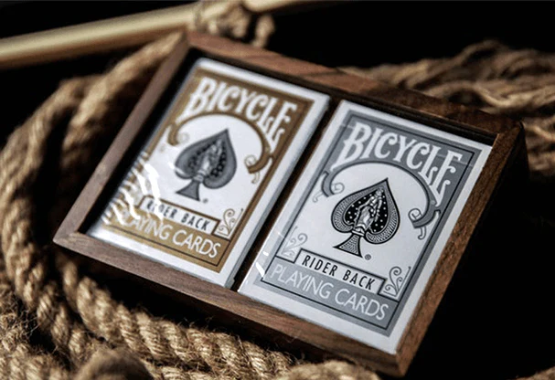 Wooden Twin Deck Collectors Box