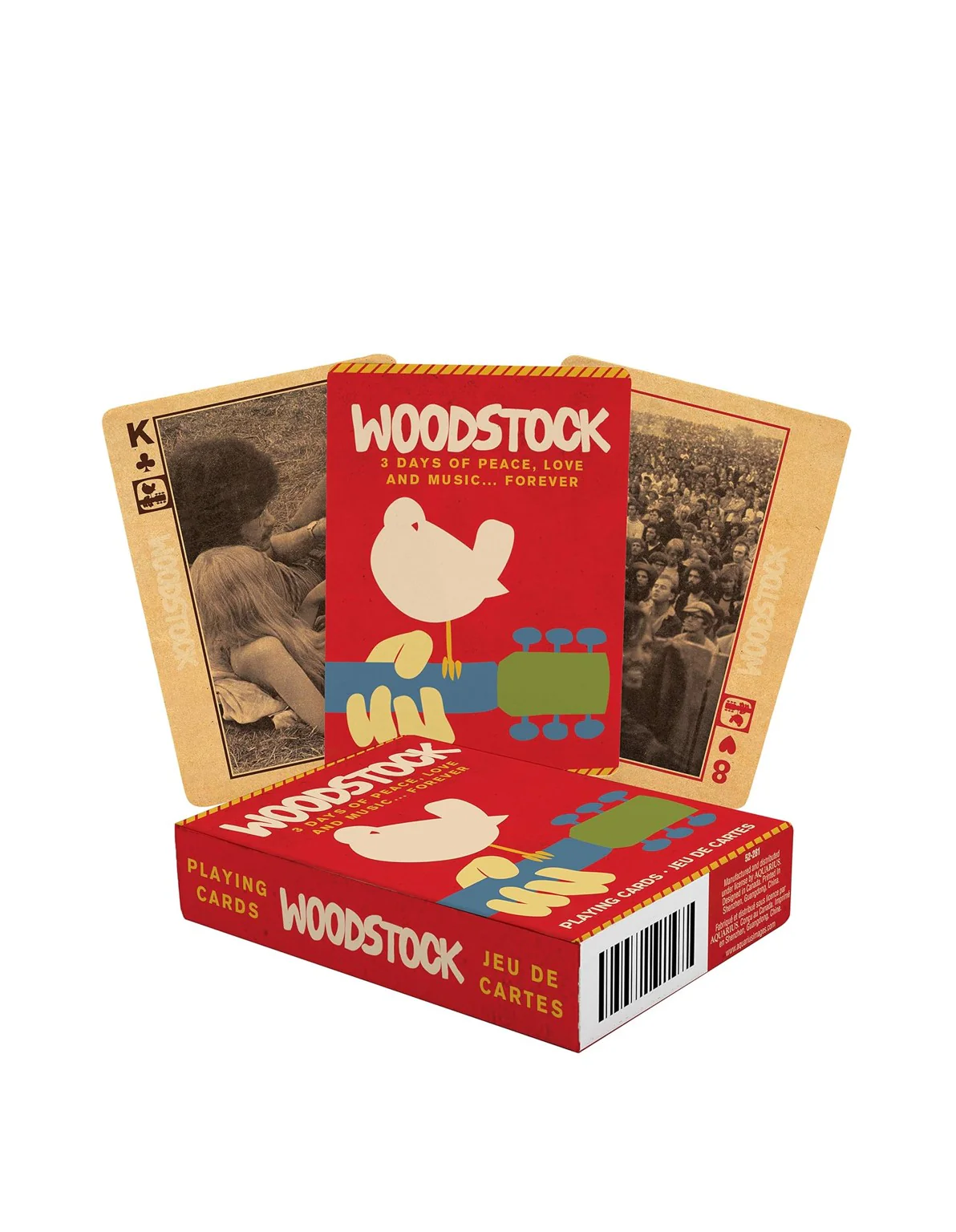 Woodstock Playing Cards by Hal Leonard and Aquarius - Relive the Legendary Festival