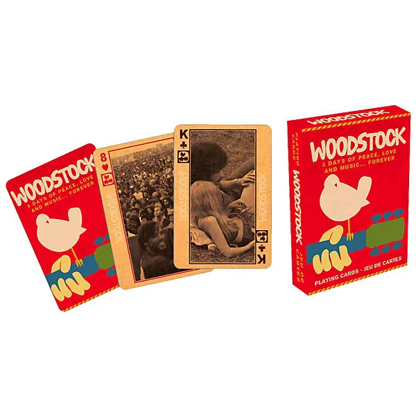 Woodstock Playing Cards by Hal Leonard and Aquarius - Relive the Legendary Festival