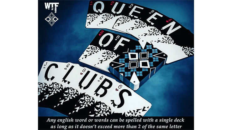 WTF Cardistry Spelling Playing Cards USPCC
