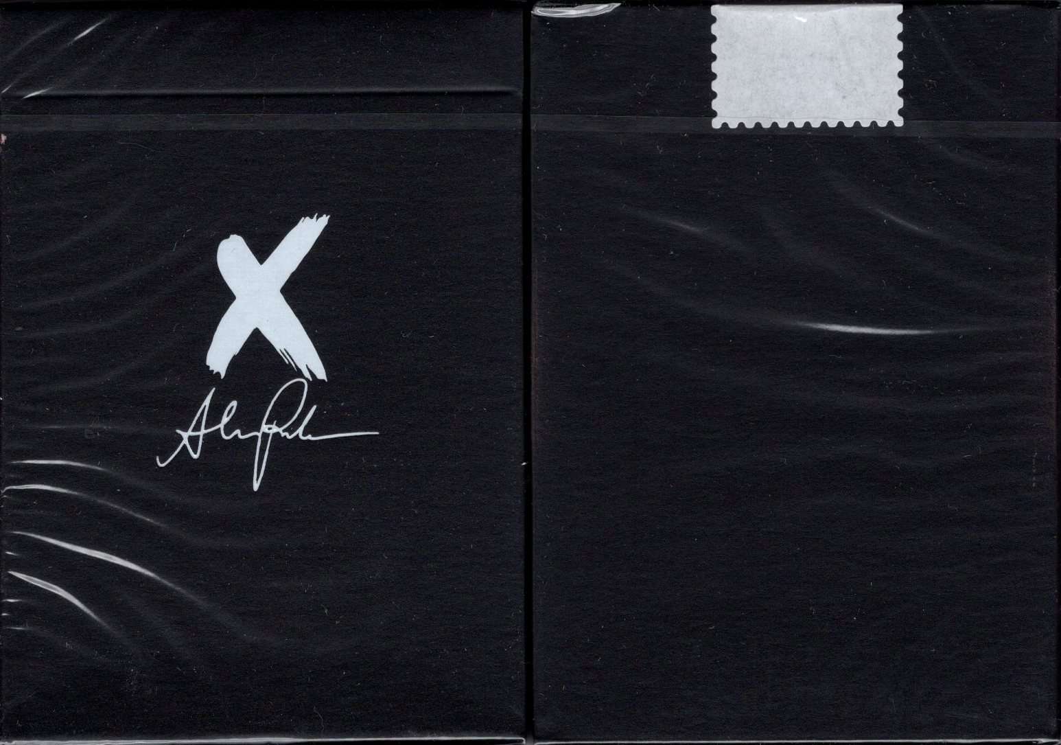 X Deck Signature Black Playing Cards USPCC