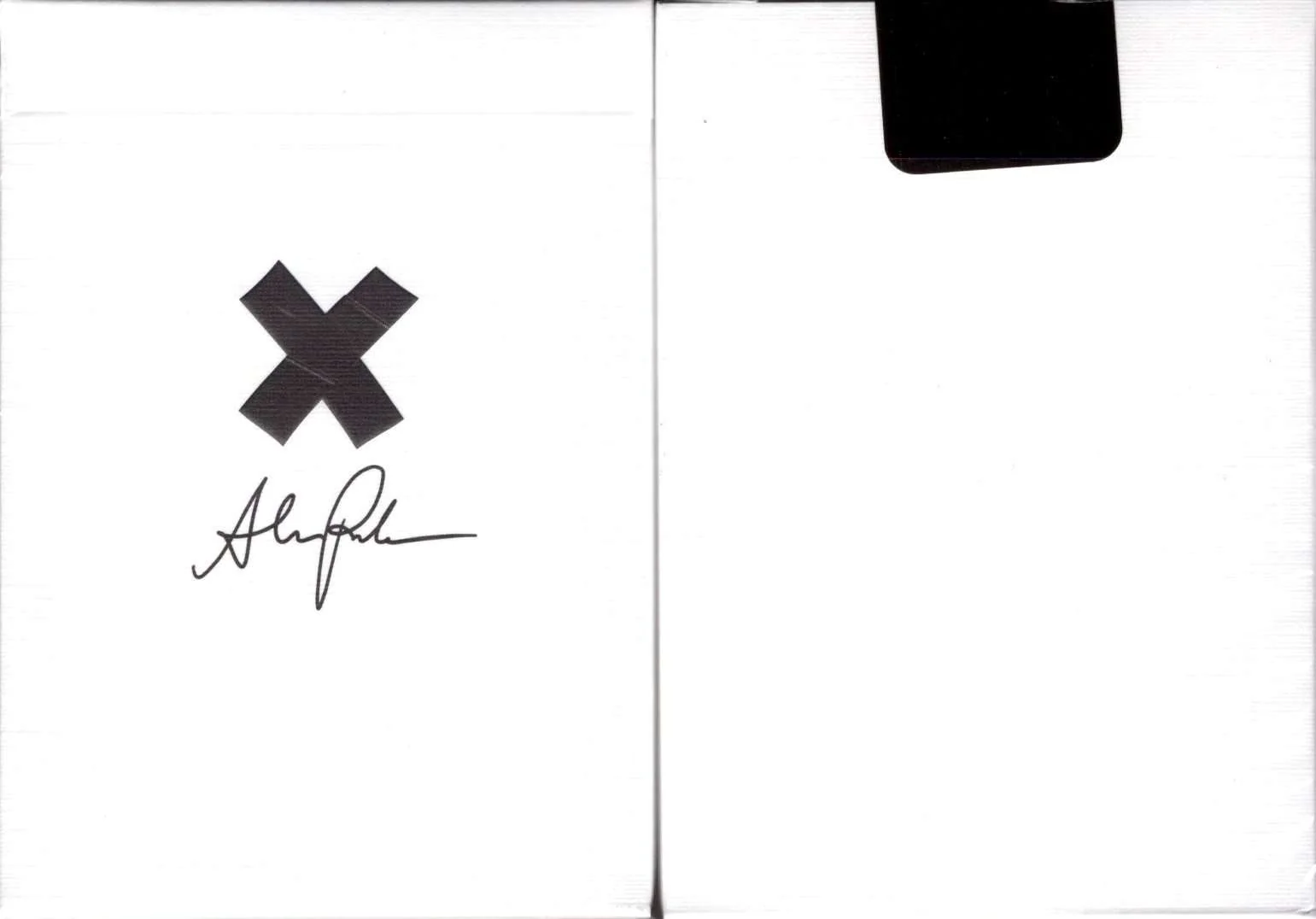 X Deck Signature White Playing Cards USPCC